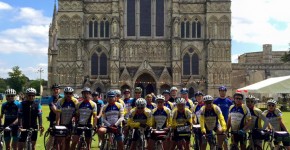 French riders visit from Santes, a twin city for Salisbury